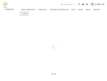 Tablet Screenshot of morrows.com.au